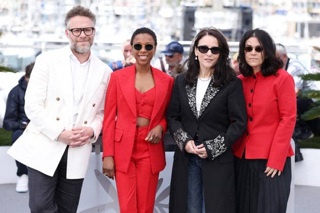 Cannes Tangles Photocall JD Seth Rogen, Samira Wiley, Julia Louis-Dreyfus and Abbi Jacobson attend the Tangles photocall during the 79th Cannes Film Festival in Cannes on May 14, 2026. Photo by Jerome Dominé ABACAPRESS.COM Cannes France  Copyright: xDominexJerome ABACAx