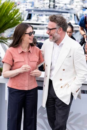 79th Cannes Film Festival Photocall of the movie -Tangles- Palais des Festivals - Cannes, France Lauren Miller Rogen;Seth Rogen 79th Cannes Film Festival Photocall of the movie -Tangles- Palais des Festivals - Cannes, France 14th May 2026 SGPItalia id 134688_025 *Not Exclusive  Copyright: xALFONSOxCATALANO SGPITALIAx