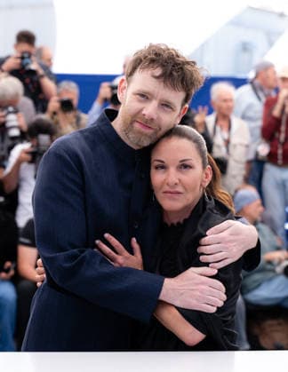 Cannes L Abandon Photocall LZ Antoine Reinartz and Mickaelle Paty attend the L Abandon Forsaken photocall during the 79th Cannes Film Festival in Cannes on May 14, 2026. Photo by Laurent Zabulon ABACAPRESS.COM Cannes  Copyright: xZabulonxLaurentx