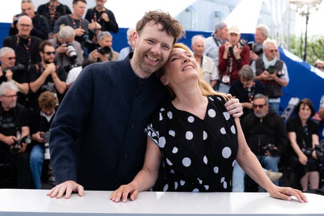 Cannes L Abandon Photocall LZ Emmanuelle Bercot and Antoine Reinartz attend the L Abandon Forsaken photocall during the 79th Cannes Film Festival in Cannes on May 14, 2026. Photo by Laurent Zabulon ABACAPRESS.COM Cannes  Copyright: xZabulonxLaurentx