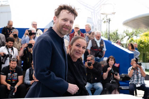 Cannes L Abandon Photocall LZ Antoine Reinartz and Mickaelle Paty attend the L Abandon Forsaken photocall during the 79th Cannes Film Festival in Cannes on May 14, 2026. Photo by Laurent Zabulon ABACAPRESS.COM Cannes  Copyright: xZabulonxLaurentx