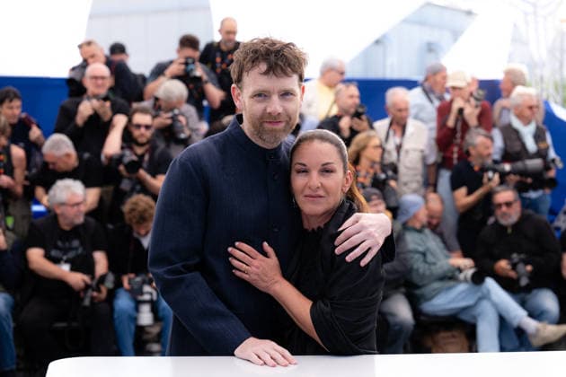 Cannes L Abandon Photocall LZ Antoine Reinartz and Mickaelle Paty attend the L Abandon Forsaken photocall during the 79th Cannes Film Festival in Cannes on May 14, 2026. Photo by Laurent Zabulon ABACAPRESS.COM Cannes  Copyright: xZabulonxLaurentx