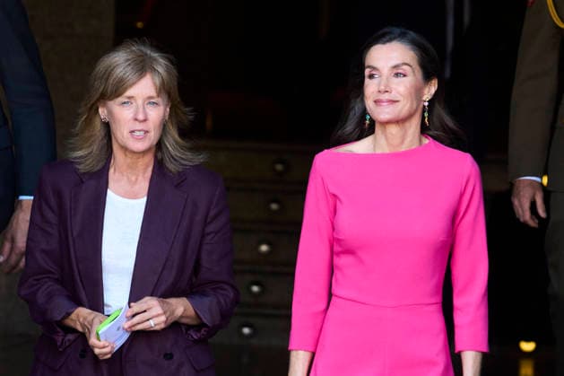 14-05-2026 Madrid Queen Letizia and Spanish Health minister Monica Garcia during the 17th Latinamerican Health Conference at the Teatro real in Madrid. No Spain Â  Copyright: xPPEx