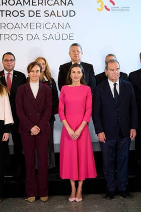 14-05-2026 Madrid Queen Letizia and Spanish Health minister Monica Garcia during the 17th Latinamerican Health Conference at the Teatro real in Madrid. No Spain Â  Copyright: xPPEx