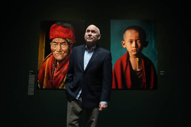 Presentation of the exhibition Icons with photographer Steve McCurry Photographer Steve McCurry during the presentation of the exhibition Icons by photographer Steve McCurry, on May 14, 2026, in Barcelona, Catalunya Spain The retrospective brings together more than 150 large format images, including the famous portrait of the Afghan girl It will be open until September 6, Monday to Sunday, with general admission at 16 euros 14 MAY 2026 PHOTOGRAPHIC EXHIBITION Barcelona, Catalunya Barcelona, Catalunya Spain  Copyright: xDavidxZorrakinox 7523001