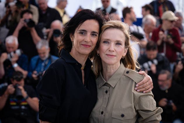 Cannes La Vie D Une Femme Photocall LZ Charline Bourgeois Tacquet and Lea Drucker attend the La Vie D Une Femme A Womans Life photocall during the 79th Cannes Film Festival in Cannes on May 14, 2026. Photo by Laurent Zabulon ABACAPRESS.COM Cannes  Copyright: xZabulonxLaurentx