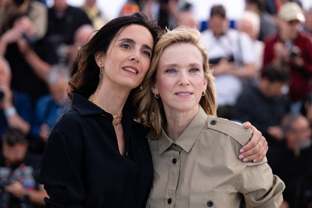Cannes La Vie D Une Femme Photocall LZ Charline Bourgeois Tacquet and Lea Drucker attend the La Vie D Une Femme A Womans Life photocall during the 79th Cannes Film Festival in Cannes on May 14, 2026. Photo by Laurent Zabulon ABACAPRESS.COM Cannes  Copyright: xZabulonxLaurentx