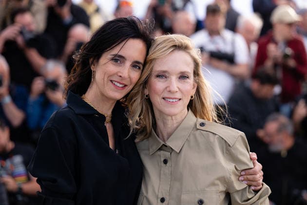Cannes La Vie D Une Femme Photocall LZ Charline Bourgeois Tacquet and Lea Drucker attend the La Vie D Une Femme A Womans Life photocall during the 79th Cannes Film Festival in Cannes on May 14, 2026. Photo by Laurent Zabulon ABACAPRESS.COM Cannes  Copyright: xZabulonxLaurentx