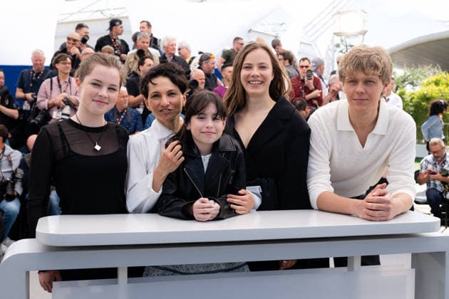Cannes El Deshielo Photocall LZ Maia Rae Domagala, Maya O Rourke, Saskia Rosendahl and Jakub Gierszal attend El Deshielo photocall during the 79th Cannes Film Festival in Cannes on May 14, 2026. Photo by Laurent Zabulon ABACAPRESS.COM Cannes  Copyright: xZabulonxLaurentx