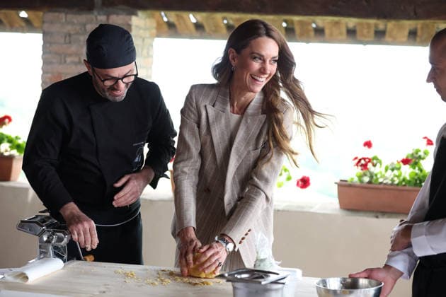 . 14 05 2026. Reggio Emilia, Italy. Kate Middleton, the Princess of Wales, during a visit to Agriturismo Al Vigneto, a vineyard and farmhouse , on the last engagement of her two day visit to Italy.  xPicturexbyxxi-Imagesx xPoolx IIM-26770-0047
