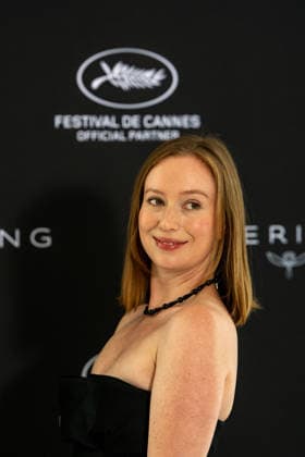 Cannes - Hannah Einbinder at Kering Talk AAR Actress and Comedian Hannah Einbinder participates in Kering Talk at Carlton hotel, as part of the 79th Cannes Film Festival in Cannes, France, on May 14, 2026. Photo by Ammar Abd Rabbo ABACAPRESS.COM Cannes France  Copyright: xAbdxRabboxAmmar ABACAx