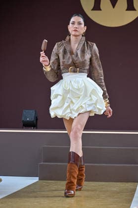 Cannes House Of Magnum Fashion Show A model walks the runway during the House of Magnum Fashion Show ahead of the 79th Cannes Film Festival in Cannes, France on May 14, 2026. Photo by Julien Reynaud APS-Medias ABACAPRESS.COM Cannes France  Copyright: xReynaudxJulien APS-Medias ABACAx