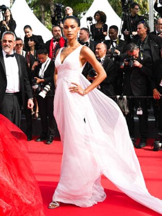 IPA84684911 - Cannes, 79th Cannes Film Festival 2026, evening 3 - red carpet for Fatherland. In the photo Daiane Sodre  Copyright: xManuelexMangiarottix xPoolxPhotoxEventsx07x 84684911