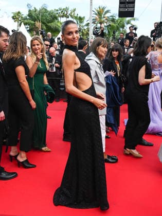 IPA84686612 - Cannes, 79th Cannes Film Festival 2026, evening 3 - red carpet of Fatherland. In the photo Gabrielle Caunesil Pozzoli  Copyright: xManuelexMangiarottix xPoolxPhotoxEventsx07x 84686612