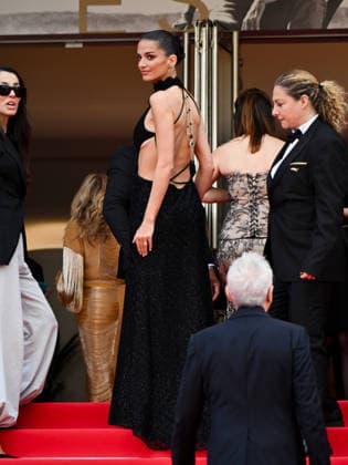 IPA84686633 - Cannes, 79th Cannes Film Festival 2026, evening 3 - red carpet of Fatherland. In the photo Gabrielle Caunesil Pozzoli  Copyright: xManuelexMangiarottix xPoolxPhotoxEventsx07x 84686633