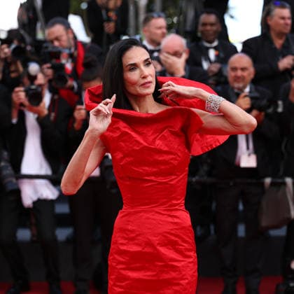 May 14, 2026, Cannes, Cote D azur, France: DEMI MOORE on the red carpet for the screening of FATHERLAND at the 79th Annual Cannes Film Festival at Palais des Festivals in Cannes, France Cannes France - ZUMAc179 20260514_zep_c179_035 Copyright: xMickaelxChavetx