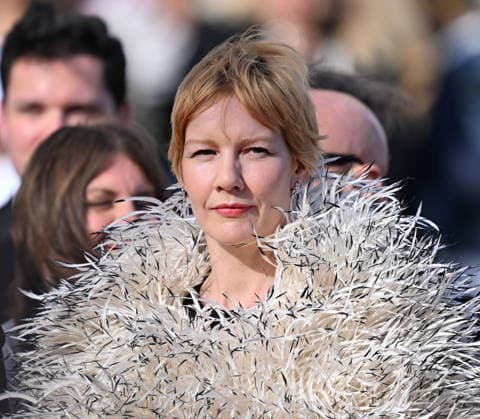 79th Cannes Film Festival: Fatherland screening CANNES, FRANCE - MAY 14: German actress Sandra Huller arrives for the screening of the film Fatherland at the 79th edition of the Cannes Film Festival in Cannes, France on May 14, 2026. Mustafa Yalcin Anadolu Cannes France. Editorial use only. Please get in touch for any other usage.  Copyright: x2026xAnadoluxMustafaxYalcinx