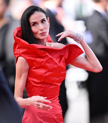 79th Cannes Film Festival: Fatherland screening CANNES, FRANCE - MAY 14: Member of the jury US actress and producer Demi Moore arrives for the screening of the film Fatherland at the 79th edition of the Cannes Film Festival in Cannes, France on May 14, 2026. Mustafa Yalcin Anadolu Cannes France. Editorial use only. Please get in touch for any other usage.  Copyright: x2026xAnadoluxMustafaxYalcinx