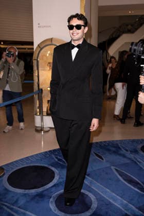Cannes Enzo Paper exits Martinez MP Cannes, France- May 14: Enzo Paper leaves Hotel Martinez after attending Chopard gala during 79th Festival of Cannes, on May 14, 2026 in Cannes, France. Photo by Marco Piovanotto ABACAPRESS:COM Cannes France  Copyright: xPiovanottoxMarco ABACAx