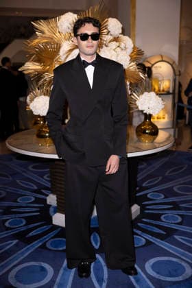 Cannes Enzo Paper exits Martinez MP Cannes, France- May 14: Enzo Paper leaves Hotel Martinez after attending Chopard gala during 79th Festival of Cannes, on May 14, 2026 in Cannes, France. Photo by Marco Piovanotto ABACAPRESS:COM Cannes France  Copyright: xPiovanottoxMarco ABACAx