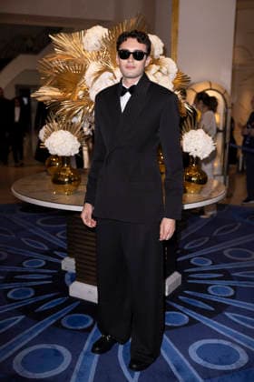 Cannes Enzo Paper exits Martinez MP Cannes, France- May 14: Enzo Paper leaves Hotel Martinez after attending Chopard gala during 79th Festival of Cannes, on May 14, 2026 in Cannes, France. Photo by Marco Piovanotto ABACAPRESS:COM Cannes France  Copyright: xPiovanottoxMarco ABACAx