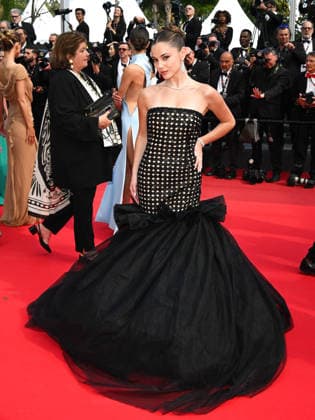 IPA84687979 - Cannes, 79th Cannes Film Festival 2026, evening 3 - red carpet for Fatherland. Pictured is Romane Bertrand  Copyright: xManuelexMangiarottix xPoolxPhotoxEventsx07x 84687979