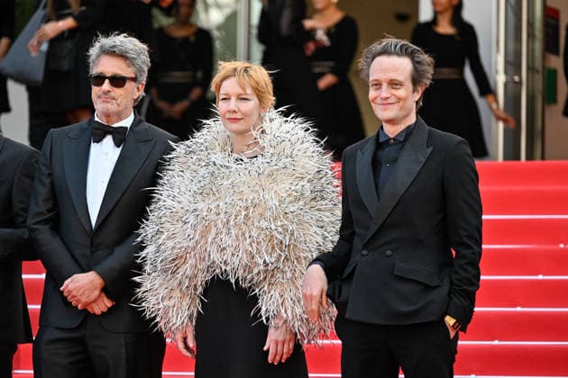 Cannes Screening Fatherland JR Pawel Pawlikowski, Sandra Huller, August Diehl attending the screening of the movie Fatherland during the 79th Cannes Film Festival in Cannes, France on May 14, 2026. Photo by Julien Reynaud APS-Medias ABACAPRESS.COM Cannes France  Copyright: xReynaudxJulien APS-Medias ABACAx