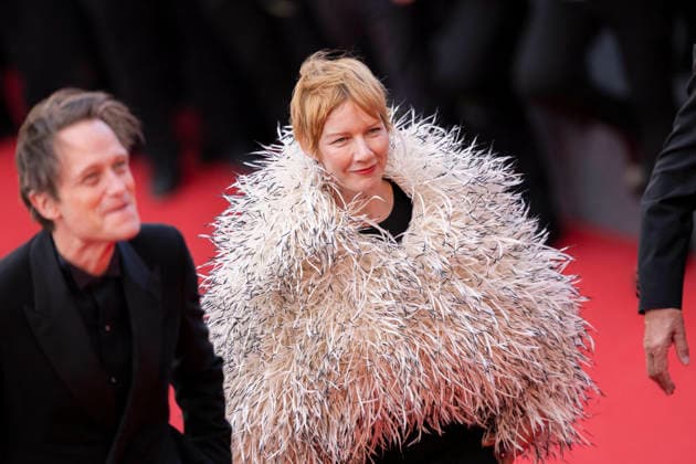Cannes Fatherland Red Carpet EB German actor August Diehl and German actress Sandra Huller arrive for the screening of the film Fatherland at the 79th edition of the Cannes Film Festival in Cannes, southern France on May 14, 2026. Photo by Eliot Blondet ABACAPRESS.COM Cannes France France  Copyright: xBlondetxEliot ABACAx