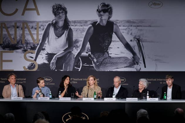 Cannes - La Vie d’une Femme A Woman s Life Press Conference Charles Berling, Melanie Thierry, Charline Bourgeois-Tacquet, Lea Drucker, Erri De Luca, Marie-Christine Barrault and David Thion during the La vie d’une Femme (A Woman s Life) press conference at the 79th annual Cannes Film Festival on May 14, 2026 in Cannes, France. CANNES France  Copyright: xHaedrichxJean-Marc Pool ABACAPRESS.COMx