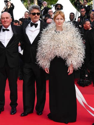 IPA84689196 - Cannes, 79th Cannes Film Festival 2026, evening 3 - red carpet for Fatherland. Pictured are PaweÅ‚ Pawlikowski, Sandra Hüller  Copyright: xManuelexMangiarottix xPoolxPhotoxEventsx07x 84689196