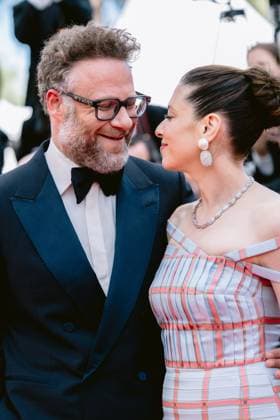 79ème Festival International du Film de Cannes Montée des marches du film Fatherland 79th International Cannes Film Festival Red Carpet of Fatherland movie 456009 2026 05 14 Alpes Maritimes Cannes France Rogen, Seth Miller Rogen, Lauren  Copyright: xTerencexBaelenx STAR_456009_052