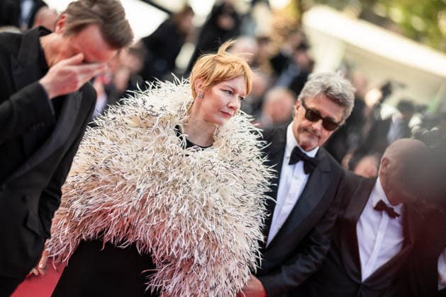Sandra Hüller Montée des marches du film Fatherland lors du 79ème Festival International du Film de Cannes, le 14 mai 2026 Jacovides Moreau Bestimage Red carpet for Fatherland at the 79th Cannes International Film Festival on May 14, 2026 Cannes France  Copyright: xJACOVIDES-MOREAUx xBESTIMAGExJACOVIDES-MOREAUx xBESTIMAGEx