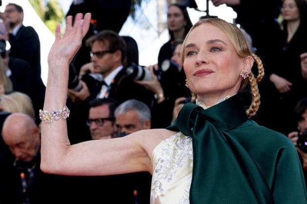 Diane Kruger Montée des marches du film Fatherland lors du 79ème Festival International du Film de Cannes, le 14 mai 2026 Olivier Borde Bestimage Red carpet for Fatherland at the 79th Cannes International Film Festival on May 14, 2026 Cannes France  Copyright: xOLIVIERxBORDEx xBESTIMAGExOLIVIERxBORDEx xBESTIMAGEx