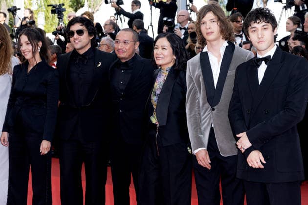 Lyna Khoudri, Will Sharpe, AJ Dungo, Phuong Mai Nguyen, Paul Kircher, Rio Vega Montée des marches du film Fatherland lors du 79ème Festival International du Film de Cannes, le 14 mai 2026 Olivier Borde Bestimage Red carpet for Fatherland at the 79th Cannes International Film Festival on May 14, 2026 Cannes France  Copyright: xOLIVIERxBORDEx xBESTIMAGExOLIVIERxBORDEx xBESTIMAGEx