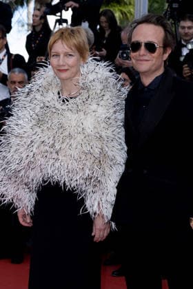 Sandra Hüller, Lukasz Zal Montée des marches du film Fatherland lors du 79ème Festival International du Film de Cannes, le 14 mai 2026 Olivier Borde Bestimage Red carpet for Fatherland at the 79th Cannes International Film Festival on May 14, 2026 Cannes France  Copyright: xOLIVIERxBORDEx xBESTIMAGExOLIVIERxBORDEx xBESTIMAGEx