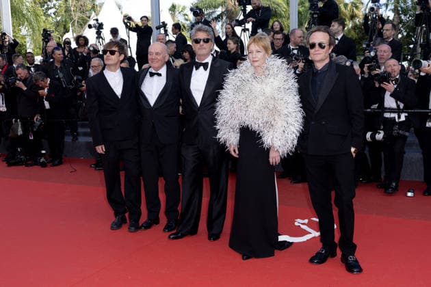 Lukasz Zal, Hanns Zischler, Pawel Pawlikowski, Sandra Hüller, August Diehl Montée des marches du film Fatherland lors du 79ème Festival International du Film de Cannes, le 14 mai 2026 Olivier Borde Bestimage Red carpet for Fatherland at the 79th Cannes International Film Festival on May 14, 2026 Cannes France  Copyright: xOLIVIERxBORDEx xBESTIMAGExOLIVIERxBORDEx xBESTIMAGEx