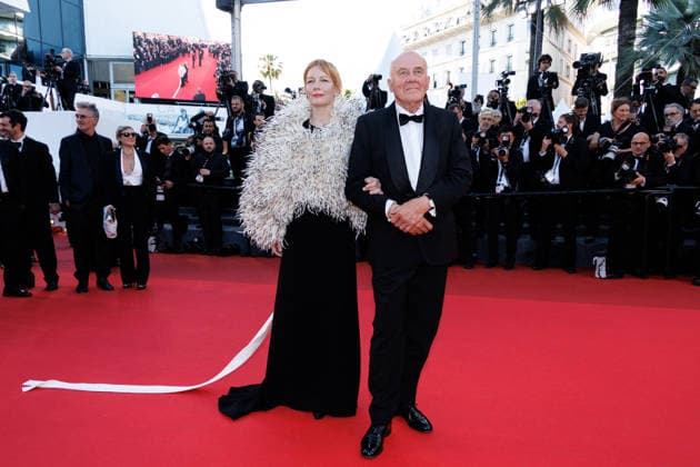 Sandra Hüller, Hanns Zischler Descente des marches du film Fatherland lors du 79ème Festival International du Film de Cannes, le 14 mai 2026 Jacovides Moreau Bestimage People leaving the red carpet for Fatherland at the 79th Cannes International Film Festival on May 14, 2026 Cannes France  Copyright: xJACOVIDES-MOREAUx xBESTIMAGExJACOVIDES-MOREAUx xBESTIMAGEx