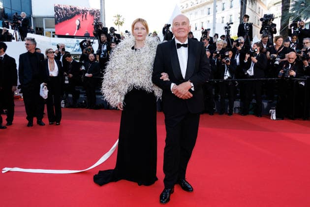 Sandra Hüller, Hanns Zischler Descente des marches du film Fatherland lors du 79ème Festival International du Film de Cannes, le 14 mai 2026 Jacovides Moreau Bestimage People leaving the red carpet for Fatherland at the 79th Cannes International Film Festival on May 14, 2026 Cannes France  Copyright: xJACOVIDES-MOREAUx xBESTIMAGExJACOVIDES-MOREAUx xBESTIMAGEx