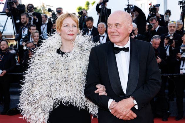 Sandra Hüller, Hanns Zischler Descente des marches du film Fatherland lors du 79ème Festival International du Film de Cannes, le 14 mai 2026 Jacovides Moreau Bestimage People leaving the red carpet for Fatherland at the 79th Cannes International Film Festival on May 14, 2026 Cannes France  Copyright: xJACOVIDES-MOREAUx xBESTIMAGExJACOVIDES-MOREAUx xBESTIMAGEx