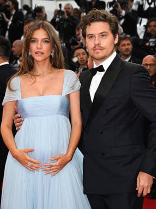 IPA84691301 - Cannes, 79th Cannes Film Festival 2026, evening 3 - red carpet of Histoires Paralleles (Parallel Tales). Pictured is pregnant Barbara Palvin, Dylan Sprouse  Copyright: xManuelexMangiarottix xPoolxPhotoxEventsx07x 84691301