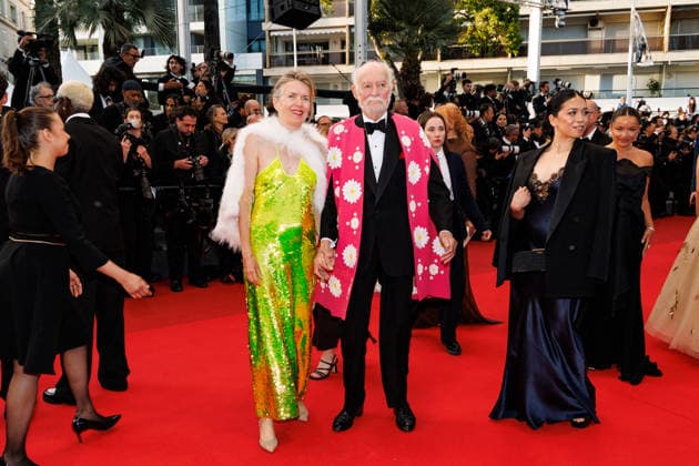 Anne Marie Cahen Salvador, Nicolas Seydoux Montée des marches du film Histoires parallèles lors du 79ème Festival International du Film de Cannes, le 14 mai 2026 Jacovides Moreau Bestimage Red carpet for Parallel tales at the 79th Cannes International Film Festival on May 14, 2026 Cannes France  Copyright: xJACOVIDES-MOREAUx xBESTIMAGExJACOVIDES-MOREAUx xBESTIMAGEx