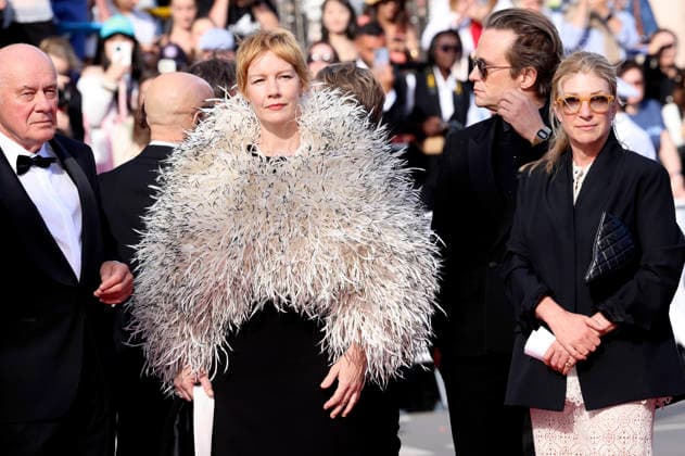 Hanns Zischler, Sandra Hüller and August Diehl at the premiere of the feature film Fatherland at the Festival de Cannes 2026 79 Cannes International Film Festival at the Palais des Festivals Cannes, 14 05 206 Foto:xD.xBedrosianx xFuturexImagex fatherland_6605