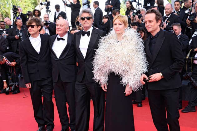 Lukasz Zal, Hanns Zischler, Pawel Pawlikowski, Sandra Hüller and August Diehl at the premiere of the feature film Fatherland at the Festival de Cannes 2026 79 Cannes International Film Festival at the Palais des Festivals Cannes, 14 05 206 Foto:xD.xBedrosianx xFuturexImagex fatherland_6612