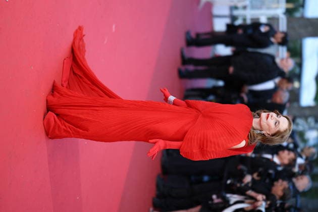 Cannes - Histoires Paralleles (Parallel Tales) Red Carpet Isabelle Huppert at the Histoires Paralleles (Parallel Tales) screening red carpet during the 79th annual Cannes Film Festival at Palais des Festivals on May 14, 2026 in Cannes, France. Photo by Jerome Domine ABACAPRESS.COM Cannes France  Copyright: xDominexJerome ABACAx