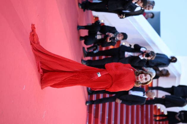 Cannes - Histoires Paralleles (Parallel Tales) Red Carpet Isabelle Huppert at the Histoires Paralleles (Parallel Tales) screening red carpet during the 79th annual Cannes Film Festival at Palais des Festivals on May 14, 2026 in Cannes, France. Photo by Jerome Domine ABACAPRESS.COM Cannes France  Copyright: xDominexJerome ABACAx