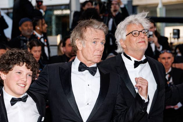 Niels Hamel Brochen, Franck Dubosc, Michel Leclerc Montée des marches du film Histoires parallèles lors du 79ème Festival International du Film de Cannes, le 14 mai 2026 Jacovides Moreau Bestimage Red carpet for Parallel tales at the 79th Cannes International Film Festival on May 14, 2026 Cannes France  Copyright: xJACOVIDES-MOREAUx xBESTIMAGExJACOVIDES-MOREAUx xBESTIMAGEx