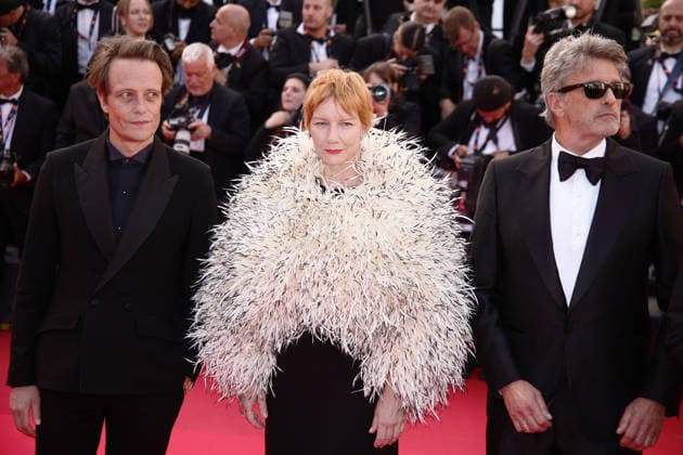 Red Carpet of FATHERLAND at the 79th Cannes Film Festival in Cannes, France - 14 May 2026 German actor August Diehl, German actress Sandra Hueller and Polish writer Pawel Pawlikowski attend the red carpet of Fatherland at the 79th Cannes Film Festival. Cannes France Copyright: xMarcoxBaradax xSOPAxImagesx 20260514_RED CARPET FATHERLAND-46