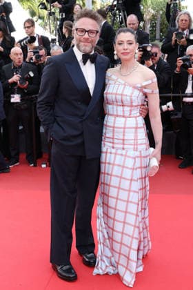 Cannes Fatherland Red Carpet JD Lauren Miller Rogen and Seth Rogen attends the red carpet screening of Fatherland during the 79th Cannes Film Festival in Cannes on May 14, 2026. Photo by Jerome Dominé ABACAPRESS.COM Cannes France  Copyright: xDominexJerome ABACAx
