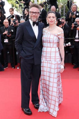 Cannes Fatherland Red Carpet JD Lauren Miller Rogen and Seth Rogen attends the red carpet screening of Fatherland during the 79th Cannes Film Festival in Cannes on May 14, 2026. Photo by Jerome Dominé ABACAPRESS.COM Cannes France  Copyright: xDominexJerome ABACAx