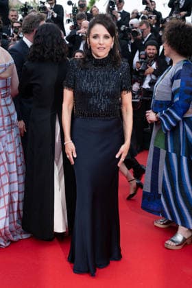 Cannes Fatherland Red Carpet LZ Julia Louis-Dreyfus attends the red carpet screening of Fatherland during the 79th Cannes Film Festival in Cannes on May 14, 2026. Photo by Laurent Zabulon ABACAPRESS.COM Cannes  Copyright: xZabulonxLaurentx